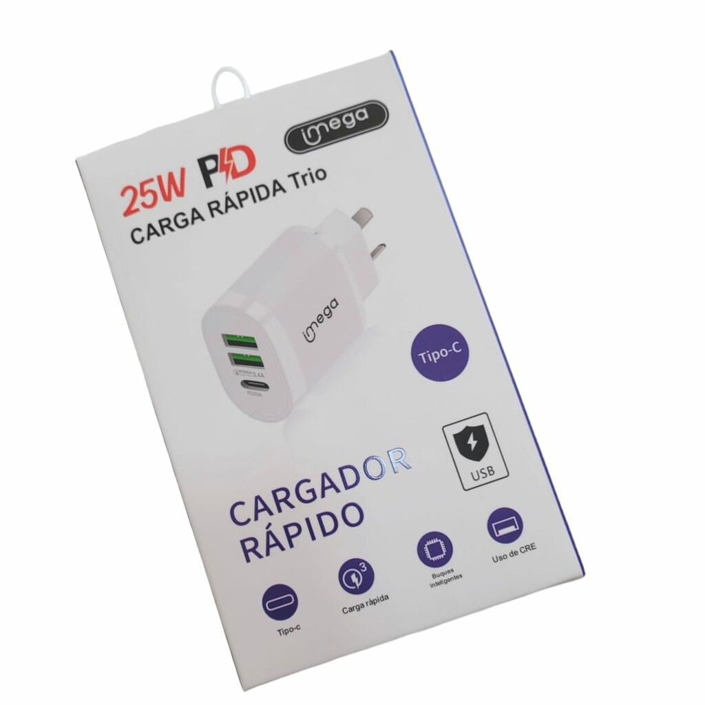 CARGADOR IMEGA USB+TIPO C M223