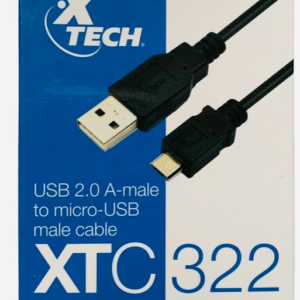 CABLE USB A MICRO XTECH REFORZ